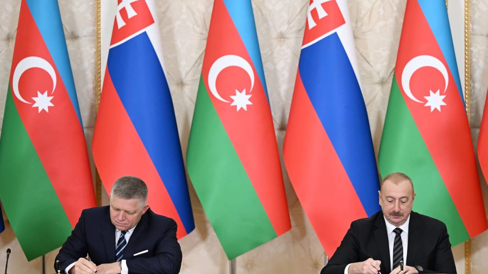 阿塞拜疆與斯洛伐克簽署建立策略夥伴關係聯合聲明