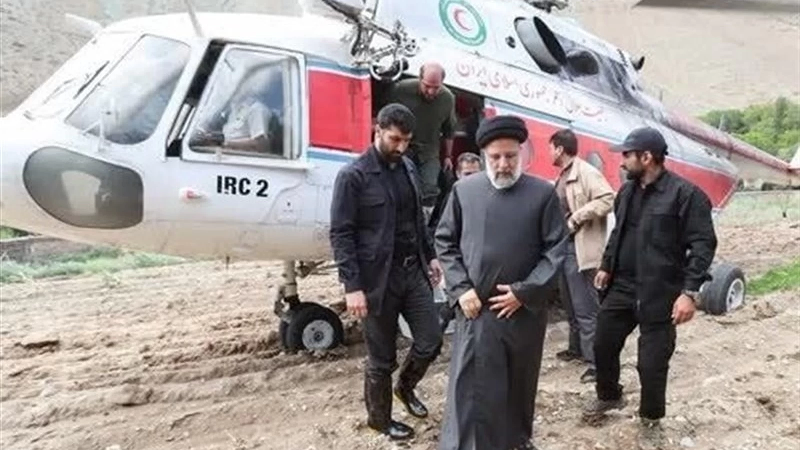 伊朗總統的直升機硬著陸